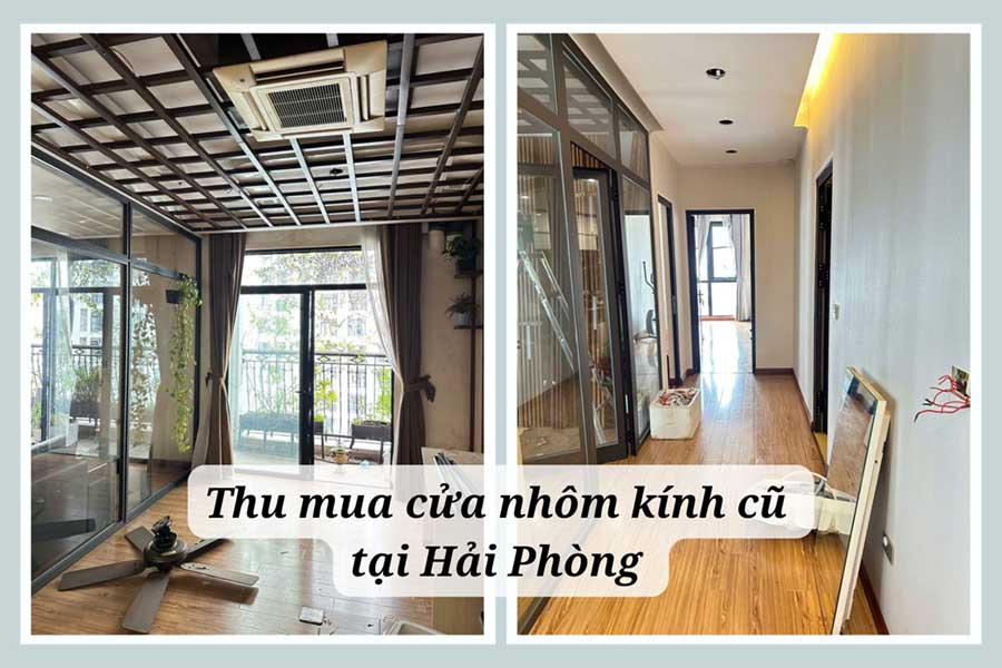 thu mua cửa nhôm kính cũ tại Hải Phòng